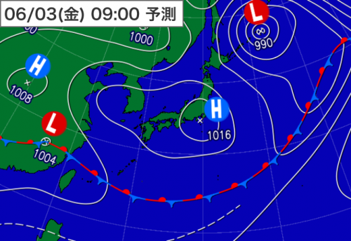 20160602_3日9時予想天気図