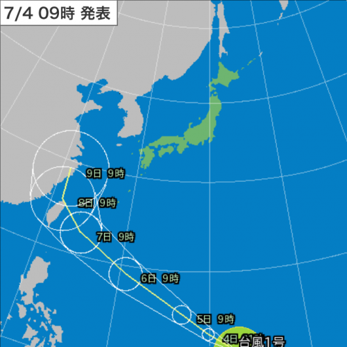 20160704_台風1号進路予想2