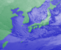 1月14日3時気象衛星画像