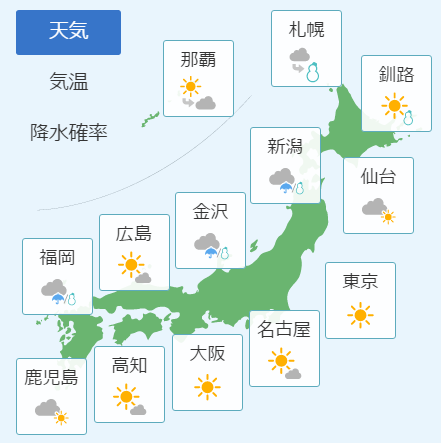 1月17日天気予報