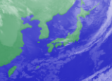 1月28日3時気象衛星雲画像