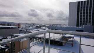 名古屋市内も10cm近い積雪 (当社支店より)