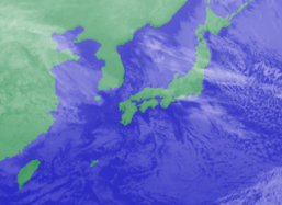 2月8日3時ひまわり雲画像