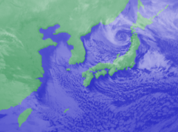 2月11日3時のひまわり雲画像