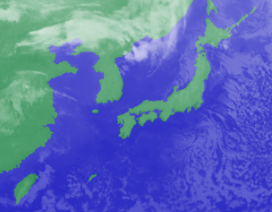 2月16日4時のひまわり雲画像