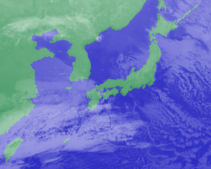 2月4日3時気象衛星雲画像