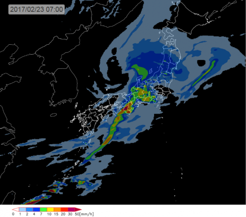 20170222_23日7時_降水予測