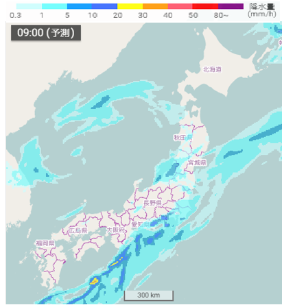 7 1 朝イチ 広範囲で雨 東海と関東 甲信は大雨警戒 ライフレンジャー トピックス